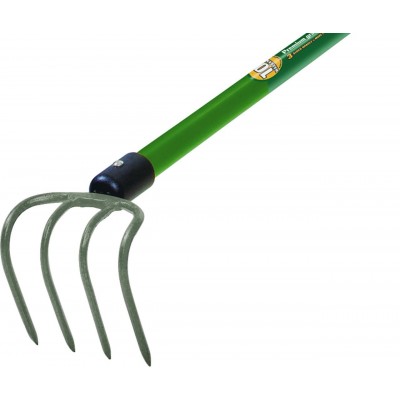 Landscapers Select Garden Cultivator, 5 in L Tine, 4 Tines, Ergonomic Handle   